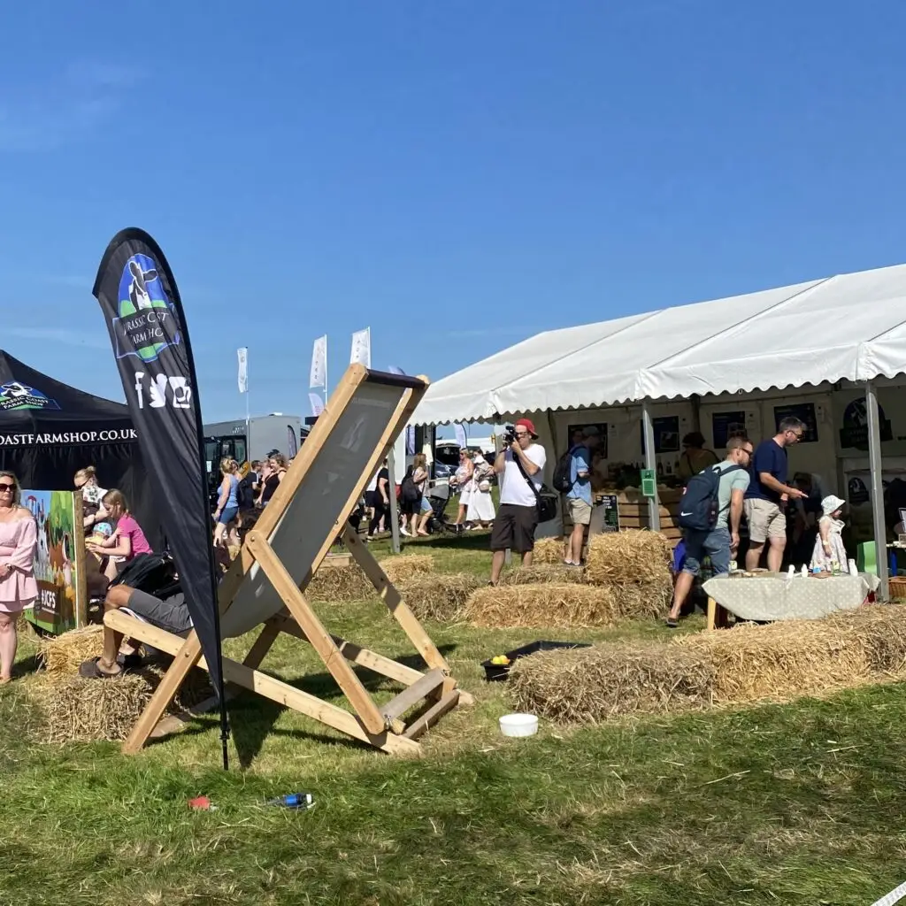trade show stand and local county show
